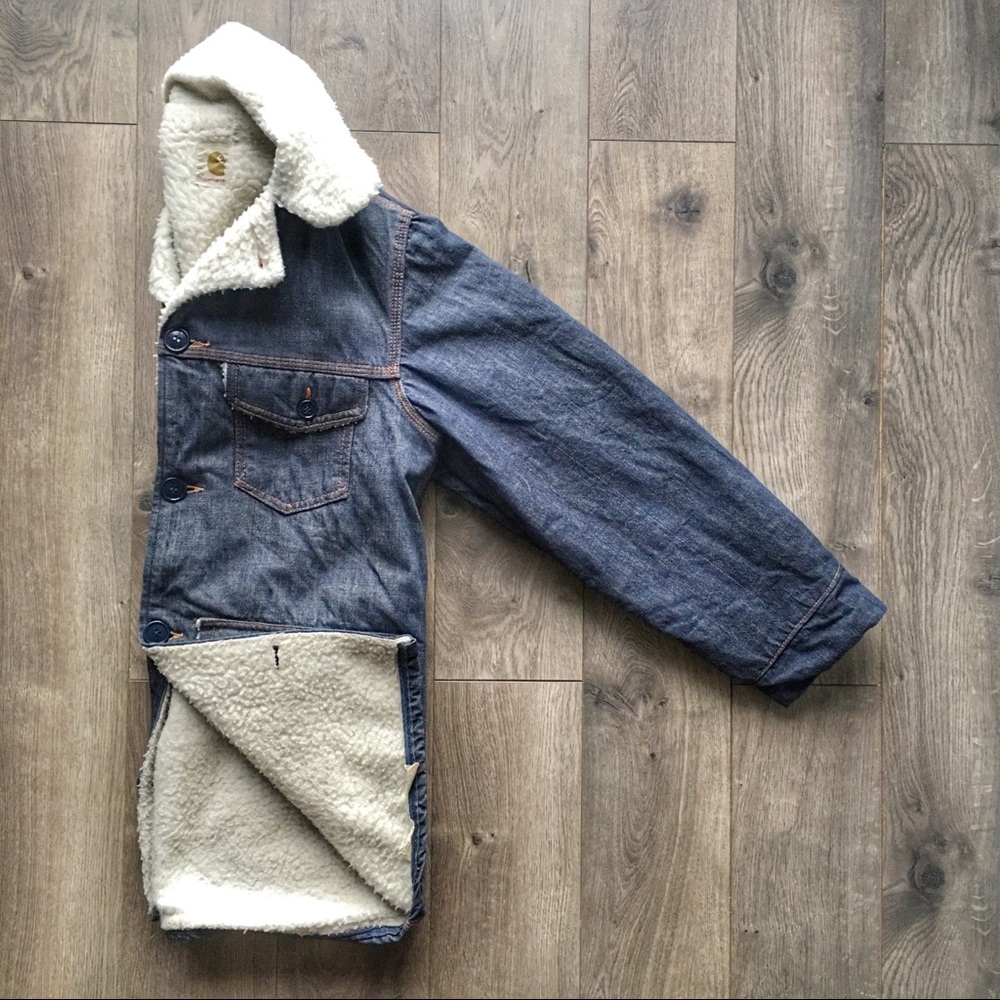 **SOLD** Vintage Carhartt Sherpa Denim Barn Coat - Picture 7 of 7